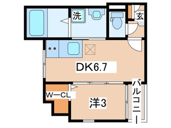 間取図 ハーモニーテラス中川東