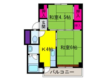 間取図 ビレッジハウス額原４号棟