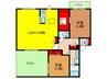VILLAGIO光 2LDKの間取り