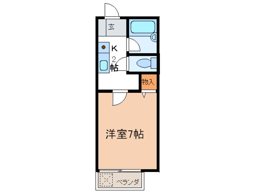 間取図 ロジュマン海塚 Ⅱ