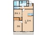 Rana　Court 2LDKの間取り
