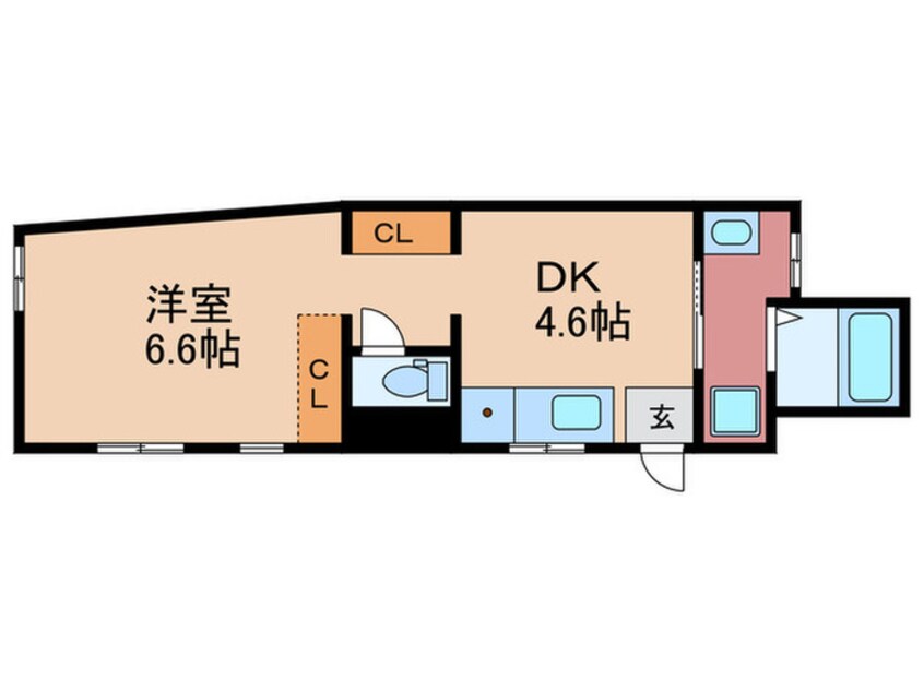 間取図 ビオス京都西陣アヤナス