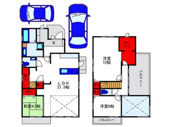 間取図 上野坂２丁目戸建