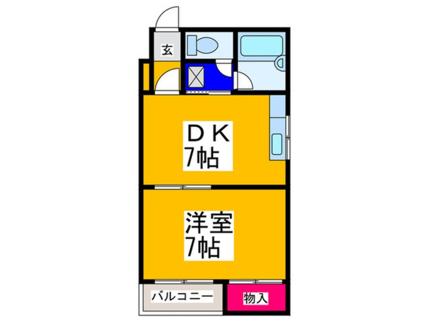 間取図 ハイツ・ハピネス