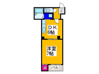 間取図 ハイツ・ハピネス