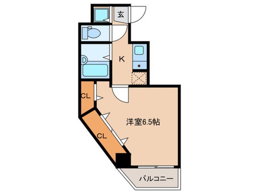 間取図 パライッソはやし