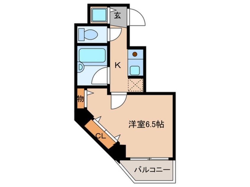 間取図 パライッソはやし