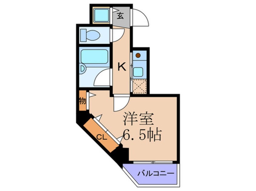 間取図 パライッソはやし