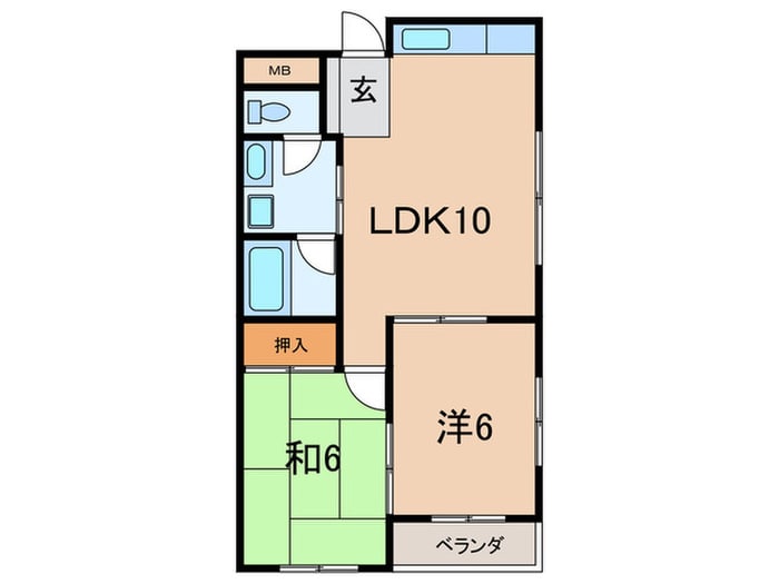 間取り図 七草ハイツ