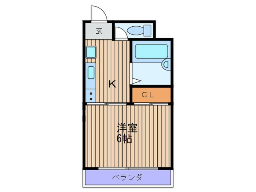 間取図 マルニコ－ポ都島第５