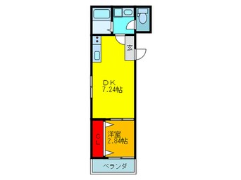 間取図 ドゥエリング千林商店街