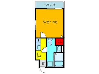 間取図 ドゥエリング千林商店街