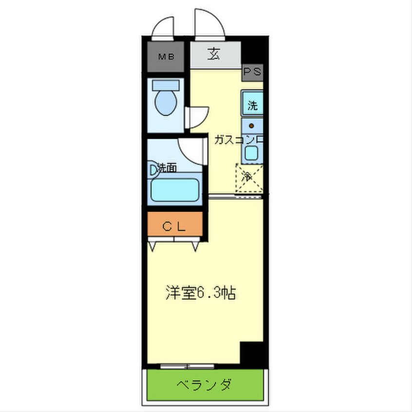 間取図 シュプレーム堺
