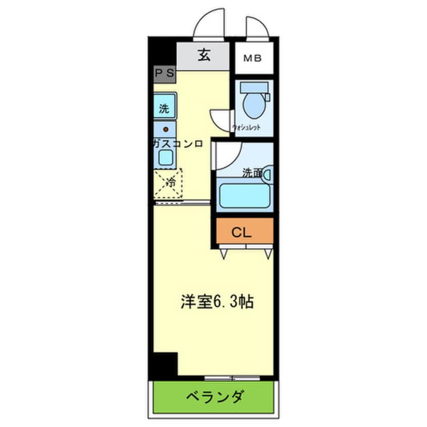 間取図 シュプレーム堺