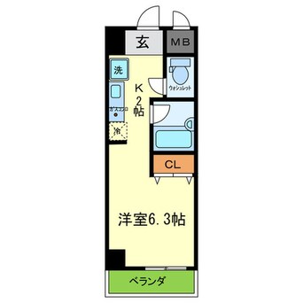 間取図 シュプレーム堺