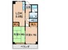スギヒラハイツ 2LDKの間取り