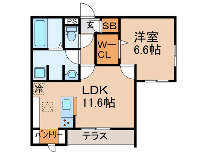 間取図 Clashist細井川