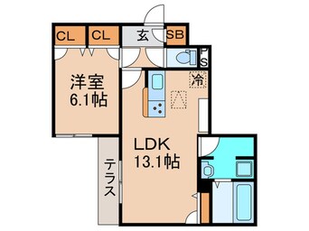 間取図 Clashist細井川