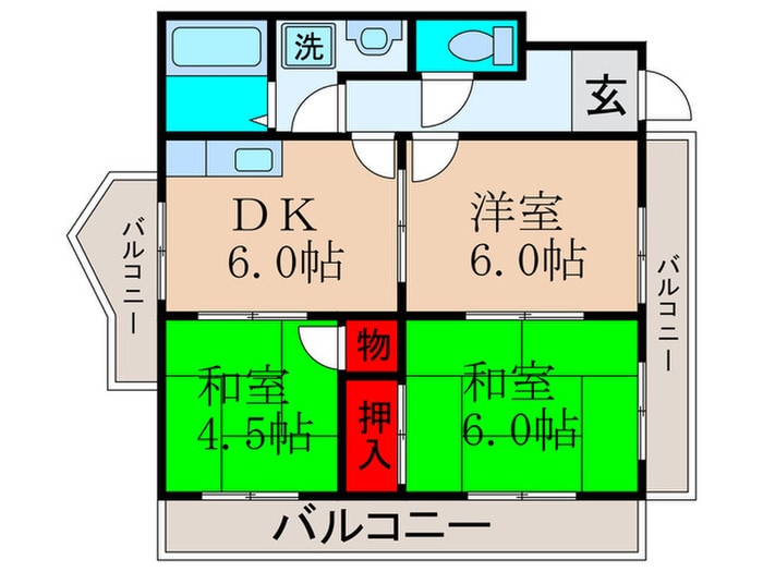 間取り図 レジデンスミミー