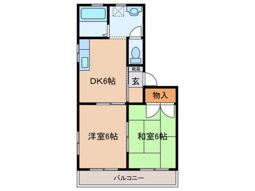 間取図 ハイツフレグランス