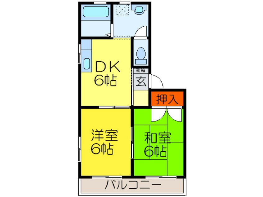 間取図 ハイツフレグランス