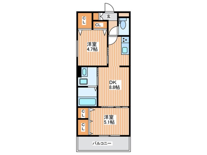 間取り図 クリエオーレ明和