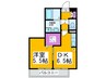 ブールヴァール 1DKの間取り