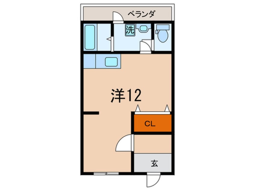 間取図 セピアコ－ト
