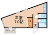 メゾン・ド・メトロ緑地公園 1Rの間取り