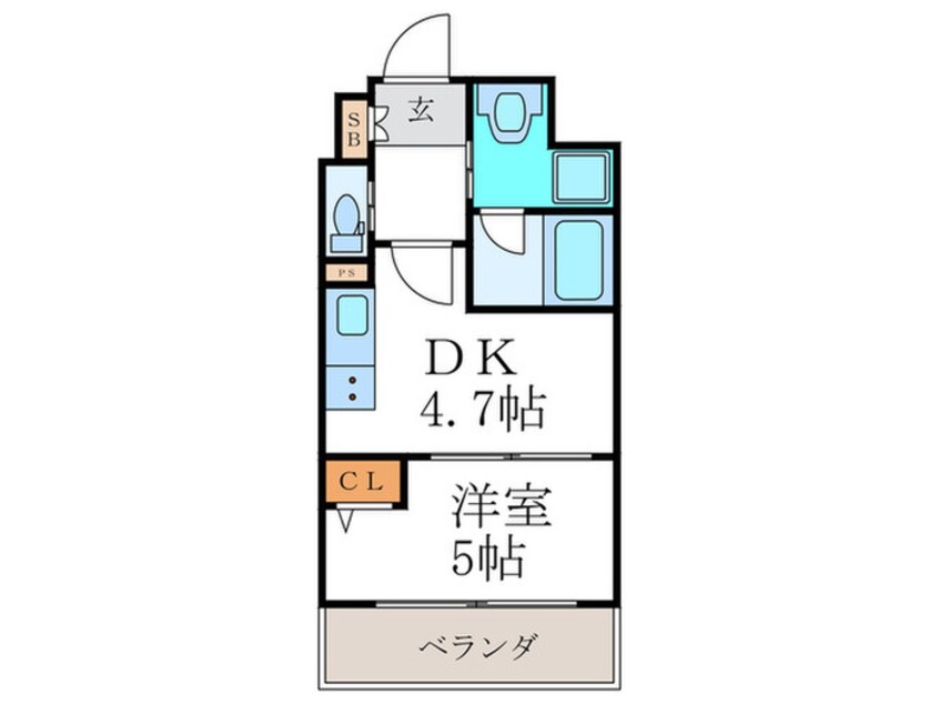 間取図 アクアプレイス京都西院(610)