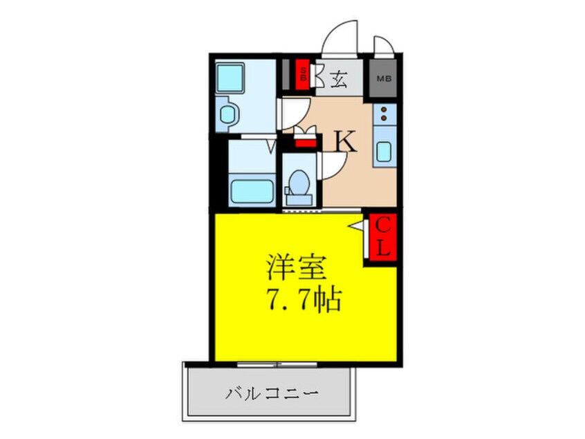 間取図 La Douceur江坂Ⅱ