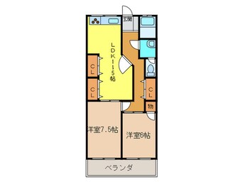 間取図 メゾン花屋敷
