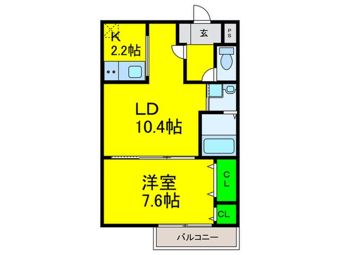 間取り図 フジパレス堺諏訪森Ⅰ番館