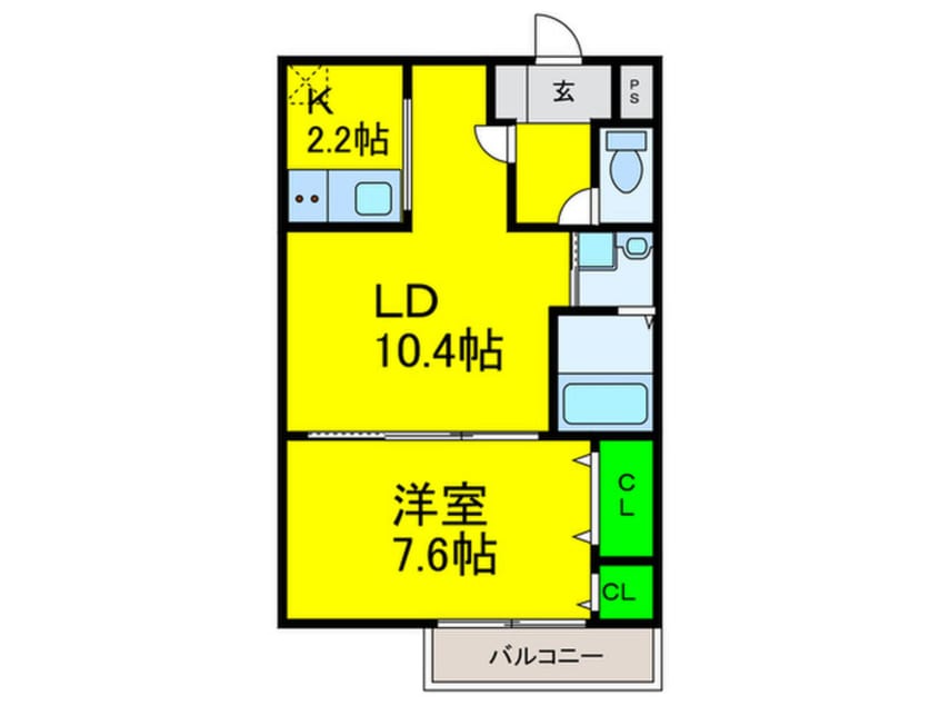 間取図 フジパレス堺諏訪森Ⅰ番館