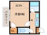 ブランシェ池上 1Kの間取り