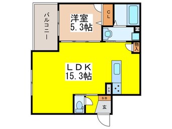 間取図 シャーメゾン コモド エスパシオ