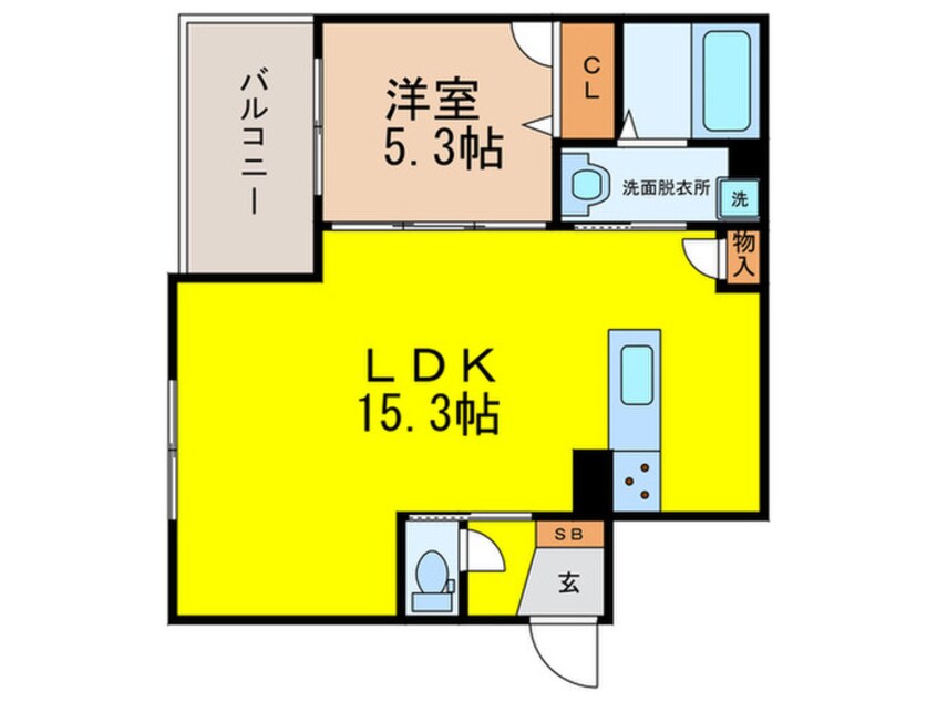 間取図 シャーメゾン コモド エスパシオ