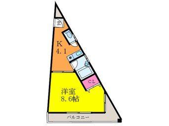 間取図 メイプルテラス