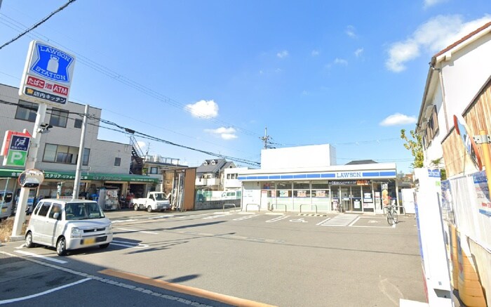 ローソン 日置荘西町一丁店(コンビニ)まで200m エコキューブ初芝