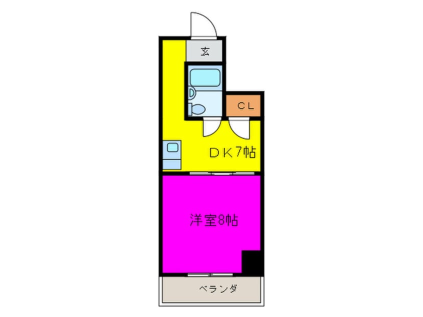 間取図 スタジオ　６４