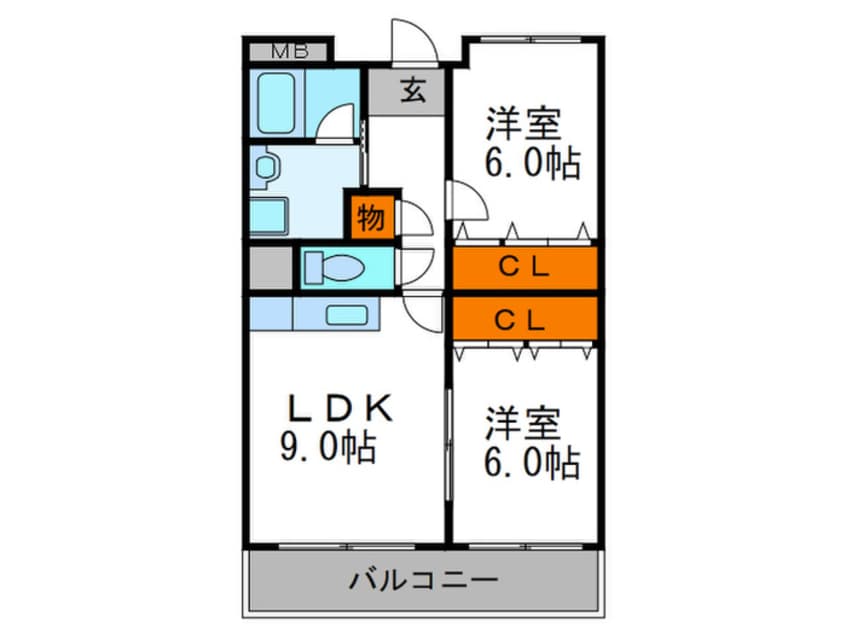 間取図 NLC豊中グリーンプレイスⅢ