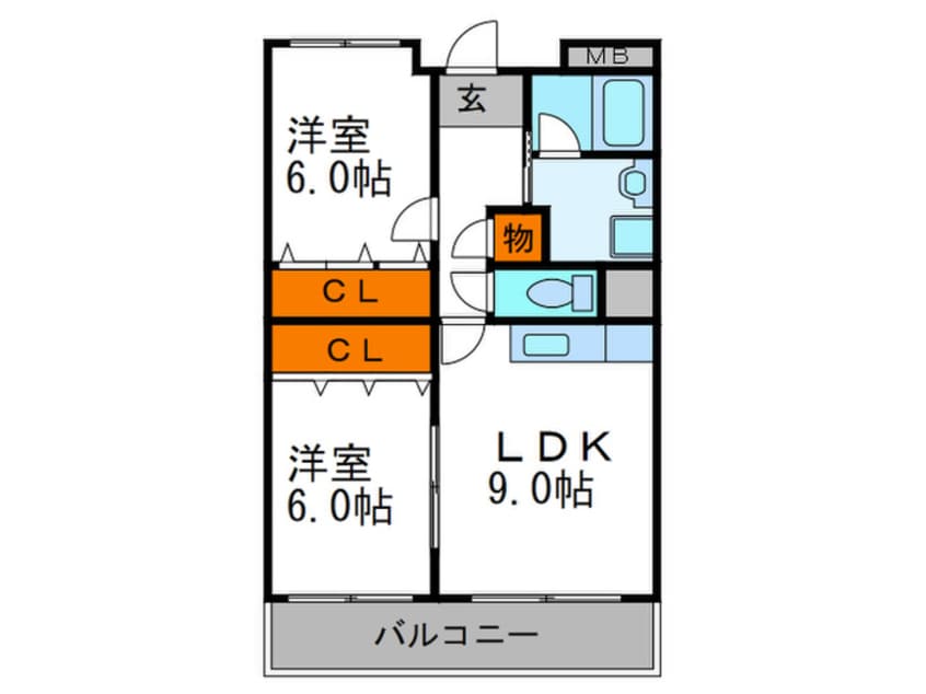 間取図 NLC豊中グリーンプレイスⅢ