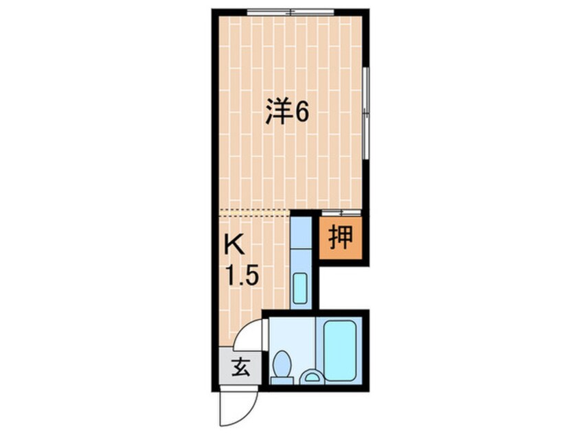 間取図 カツノハイツ