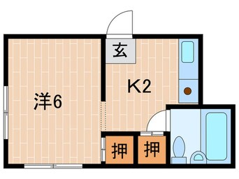 間取図 カツノハイツ