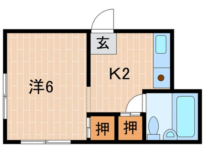 間取図 カツノハイツ