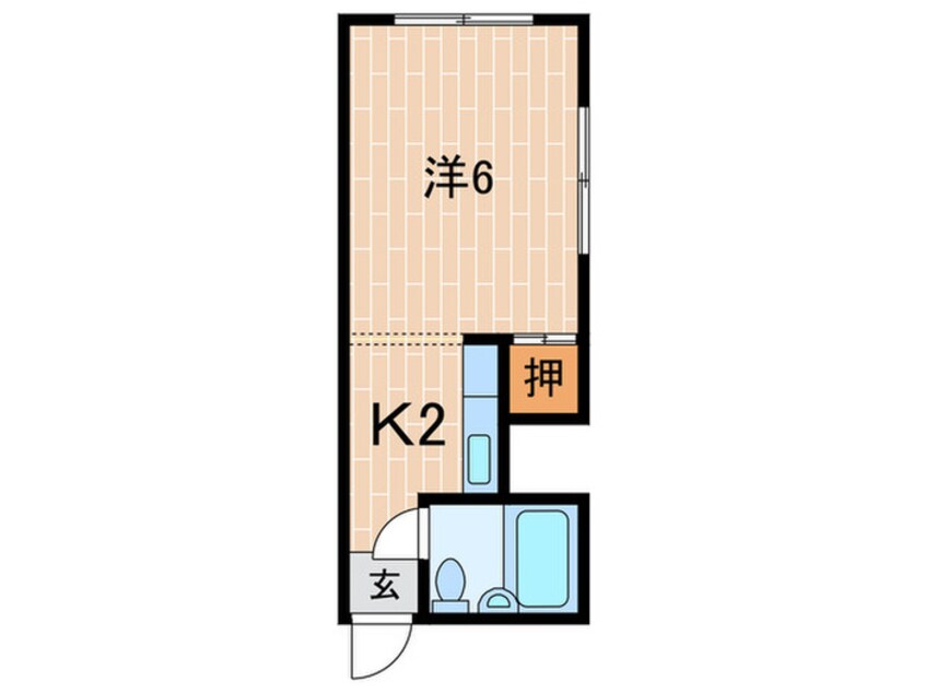 間取図 カツノハイツ