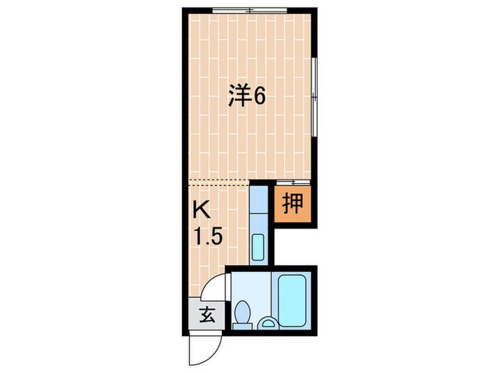 間取り図 カツノハイツ