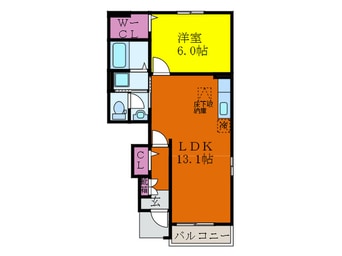 間取図 フロントリバ－レジデンス