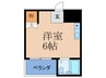モアメゾンⅠ 1Rの間取り