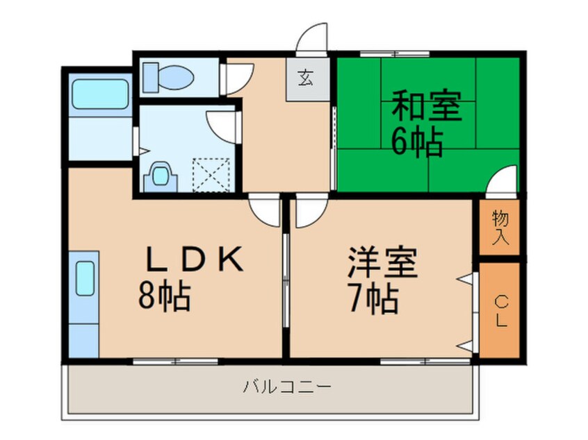 間取図 横田マンション